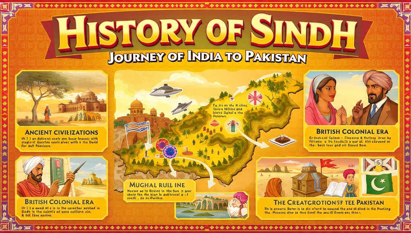 सिंध का इतिहास: भारत से पाकिस्तान तक की यात्रा