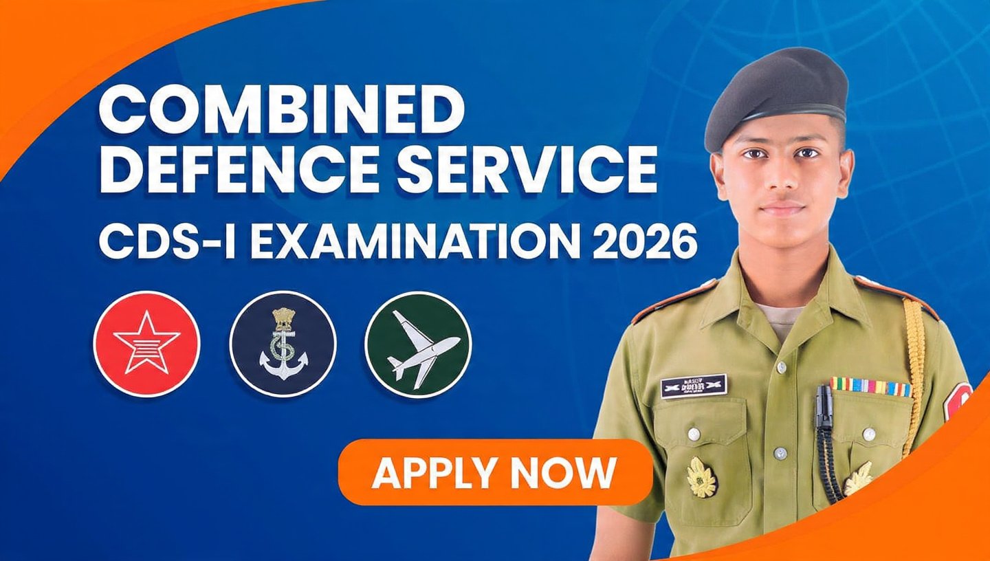 CDS, Combined Defence Service CDS-I Examination 2026